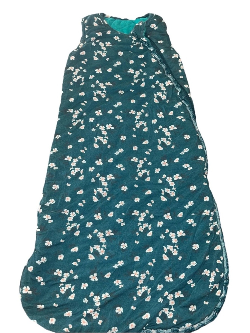 Posh Peanut Bamboo Sleep Sack Adriana Blue Floral 0-6 Months 2.5 Tog